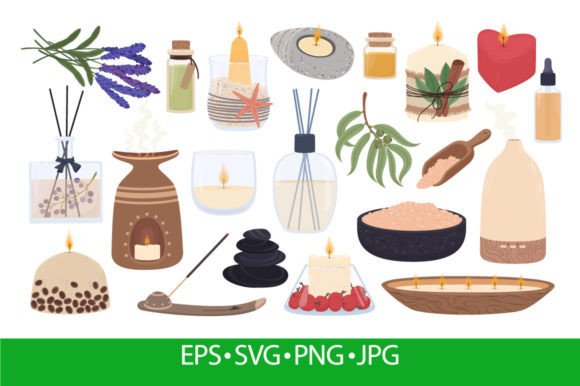 Download Aromatherapy and Spa Elements, Scented - Spa Collection