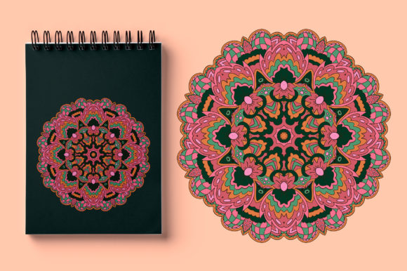 Download Zentangl Round Ornament. Relax - Ornament Collection