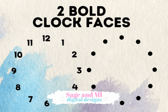 Download 2 Clock Faces on Transparent Backgrounds - Spa Collection