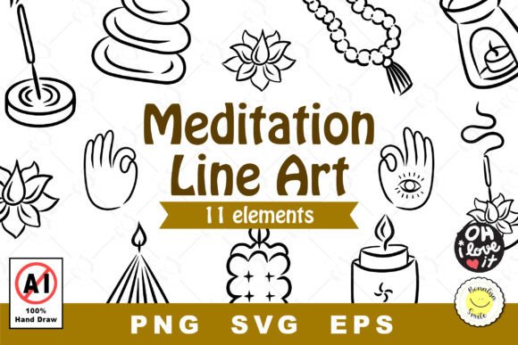 Download Meditation Peaceful Yoga Spa Line Art - Spa Collection