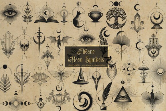 Download Arcane Moon Symbols PNG - Symbols Collection