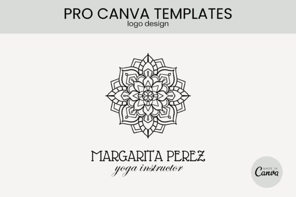 Download Yoga Logo PRO Canva Template - Yoga logo Collection