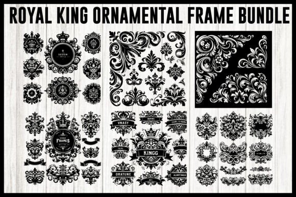 Download Royal King Ornamental Frame Bundle - Ornament Collection